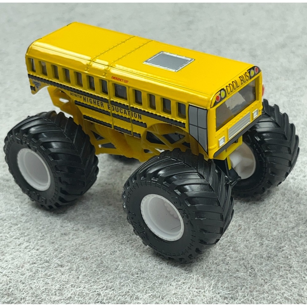 Hot Wheels Monster Jam Higher Education School Bus 1:64 Scale Monster Truck